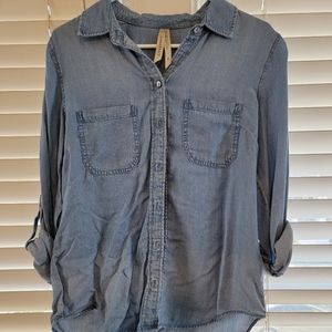 Liverpool chambray button down
